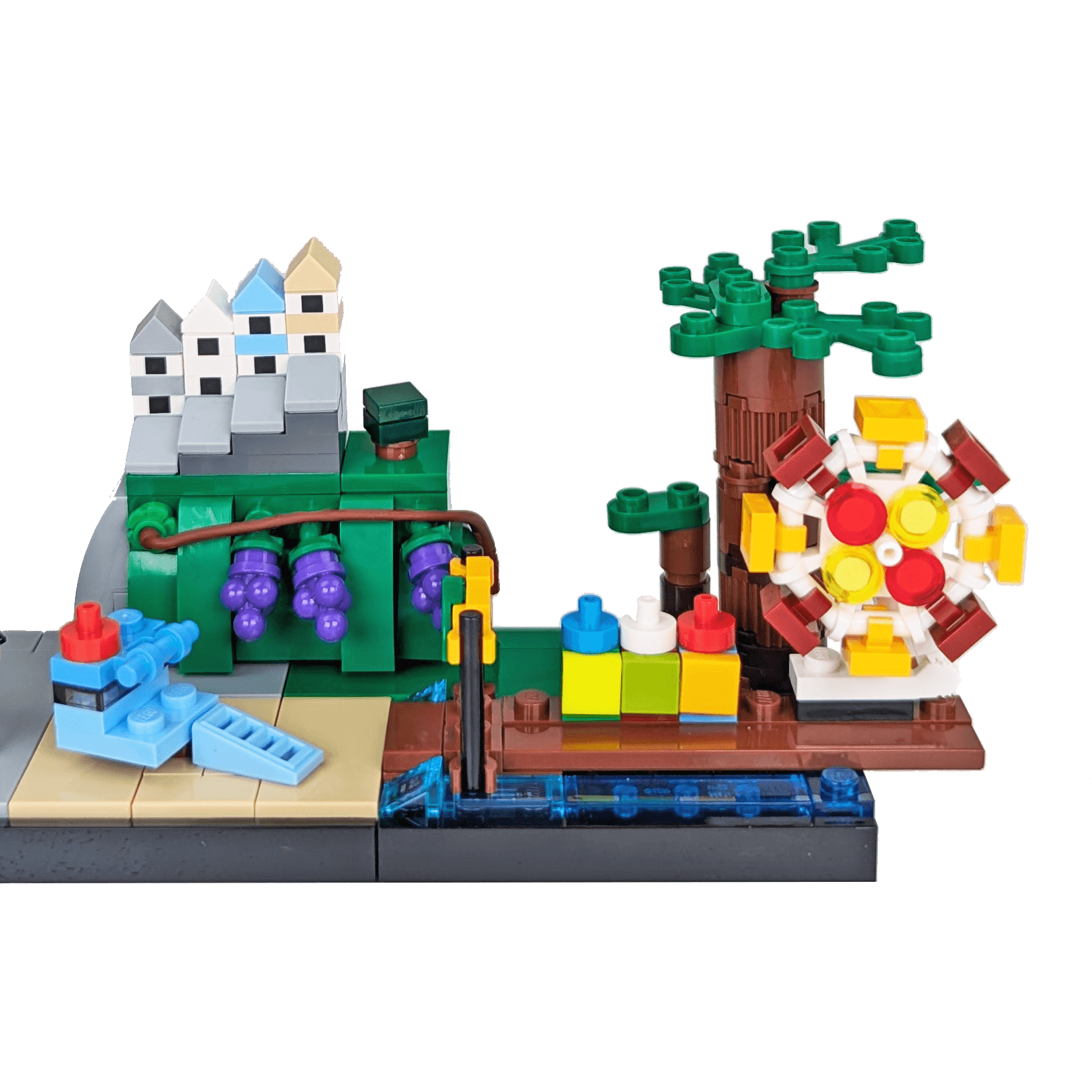 California Skyline Architecture Building Kit - Custom Building Set - Made Using LEGO® Parts